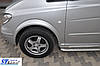Бічні майданчики Premium (2 шт., нерж.) - Mercedes Vito W639 2004-2015 рр., фото 5