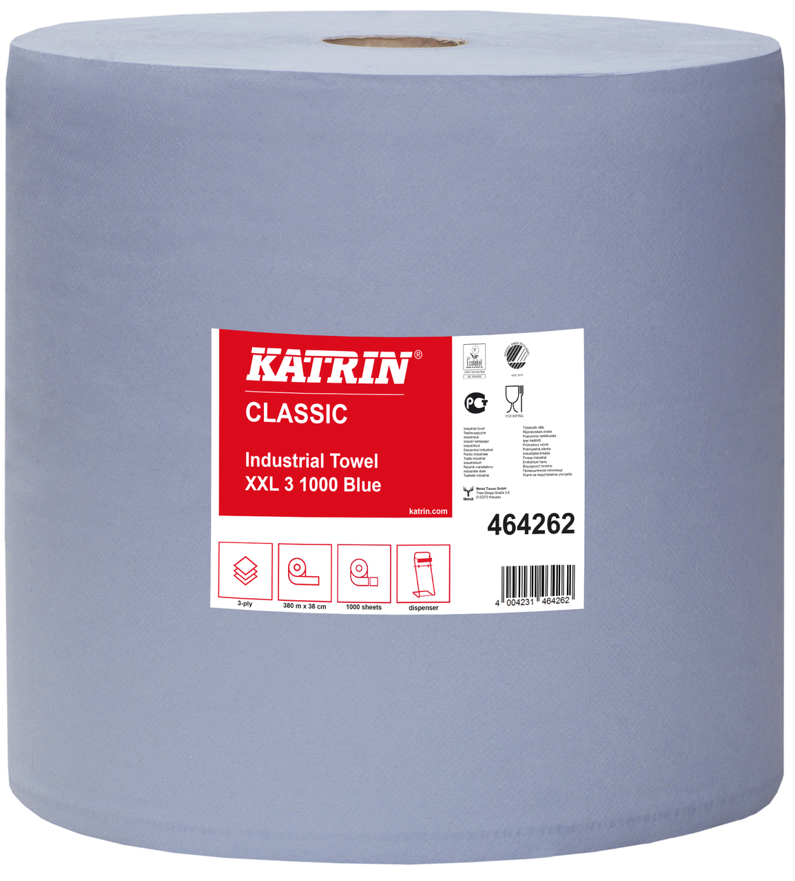 3-шарові рушники для протирання KATRIN CLASSIC XXL 3 BLUE 464262