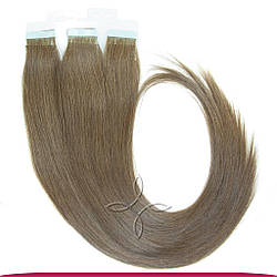 Натуральне Слов'янське Волосся на Стрічках 70 см 100 грам, Шоколад №5B