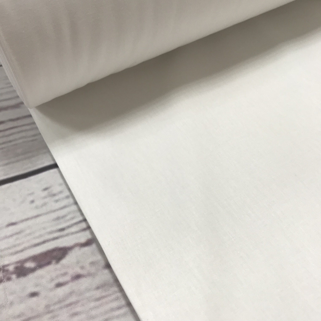 ВІДРЕЗ (0,5 * 2,4) Тканина поплін De Luxe, однотонна світла — аквамарин 100% бавовна. (P-FR-0066), фото 1