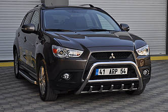 Кенгурятник WT003 (нерж.) - Mitsubishi ASX 2010+/2016+ рр.