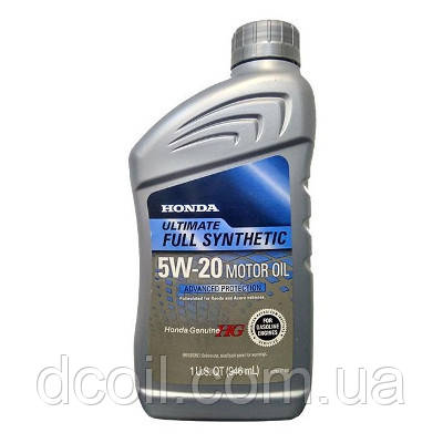 Моторна олива Honda 5W-20 Ultimate Full Synthetic