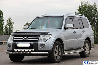 Передня захист ST015 (нерж.) - Mitsubishi Pajero Wagon IV
