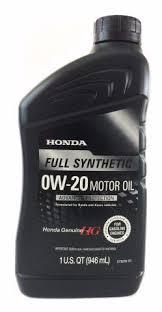 Моторна олива HONDA Full Synthetic 0W-20