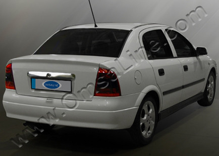 Планка над номером (нерж) - Opel Astra G classic 1998-2012 рр .., фото 1