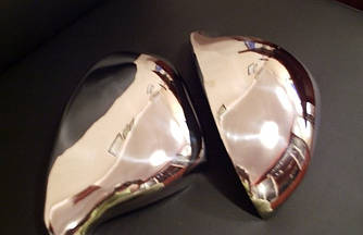 Накладки на дзеркала (2 шт., нерж.) - Opel Insignia 2010-2017 рр ..