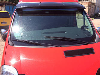 Козирок чорний (на кронштейнах) - Renault Trafic 2001-2015 рр.