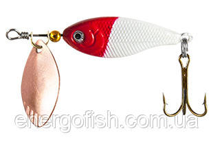 Блешня Wizard Chub Spinner білий/червоний 8г, фото 1