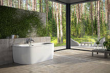 Ванна окремо стоїть VISTA 170х75х63 см BESCO PMD AMBITION, фото 6