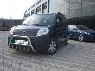 Кенгурятник WT003/004 (нерж.) - Renault Kangoo 2008+ і 2013+ рр.