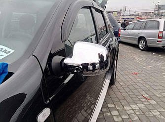 Накладки на дзеркала (2 шт) - Renault Logan II 2008-2013 рр.