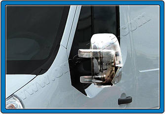 Накладки на дзеркала (2 шт пласт) - Renault Master 2011+ рр.