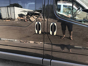 Обведення ручок (4 шт, нерж) - Renault Trafic 2001-2015 рр.