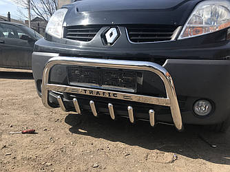 Кенгурятник WT003-4 (нерж.) - Renault Trafic 2001-2015 рр.