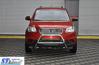 Кенгурятник WT005 (нерж.) - Ssang Yong Korando