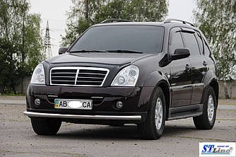 Передня захист ST008 (нерж) - SsangYong Rexton II 2008+ і 2013+ рр.