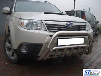 Кенгурятник WT002 (нерж.) - Subaru Forester 2008-2013 рр.