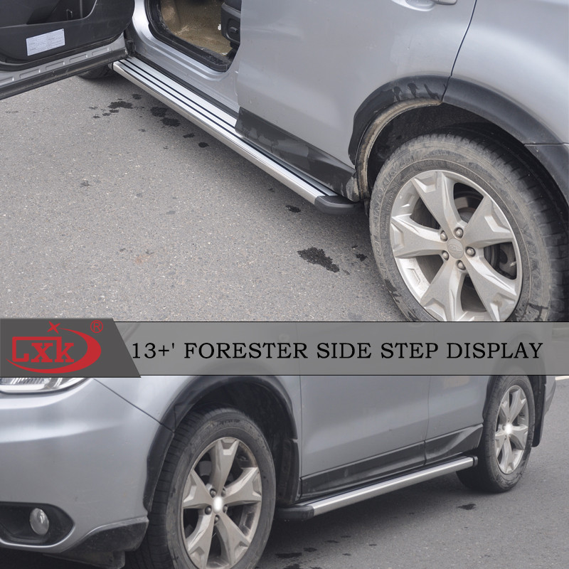 Бічні підніжки Оригінал (2 шт, алюміній) - Subaru Forester 2013+ рр.
