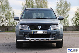 Передній вус ST015 (нерж) - Suzuki Grand Vitara 2005-2014 рр.