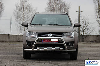 Кенгурятник ST-WT-15 (нерж.) - Suzuki Grand Vitara 2005-2014 гг.