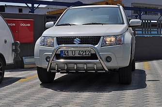 Кенгурятник WT003 (нерж.) - Suzuki Grand Vitara 2005-2014 гг.