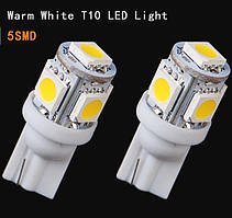 T10 5-SMD 5050 12V Світлодіодна Лампа 192 168 194 W5W 2825 158 Авто