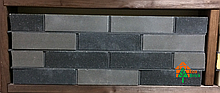 Цеглин облицювальний ECOBRICK гладкий 250x120x65 мм сірий, чорний