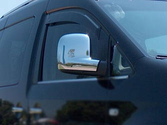 Накладки на дзеркала (2 шт) - Volkswagen Caddy 2004-2010 рр.