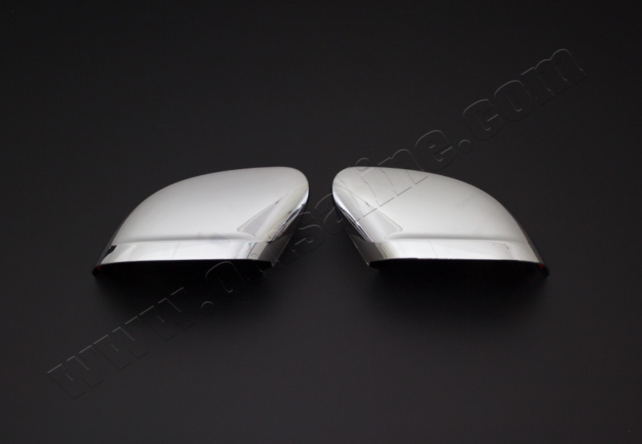 Накладки на зеркала Вариант 2 (2 шт, пласт) - Volkswagen Caddy 2015+ гг.