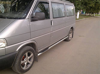 Боковые трубы (2 шт, нерж.) - Volkswagen T4 Caravelle/Multivan