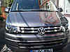 Накладки на решітку роздільні (Carmos, 4 шт, нерж.) - Volkswagen T5 рестайлінг 2010-2015 рр., фото 4