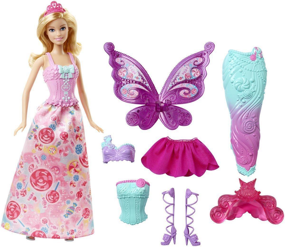 Лялька Барбі казкове перевтілення Barbie fairytale dress Up Gift set