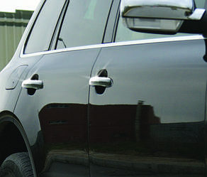 Накладки на ручки (4 шт, нерж) - Volkswagen Touareg 2002-2010 рр.