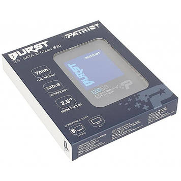 Жорсткий диск SSD 120Gb Patriot (PBU120GS25SSDR) SATA III, 2.5"