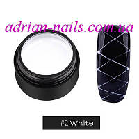 ГЕЛЬ КРАСКА "ПАУТИНКА" (Spider) БІЛА 5 грамів