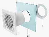 Фланець віконний Вентс ФО 150 для вентилятора діаметр 150, пластик, фото 2