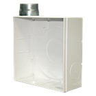 Пластиковий корпус Вентс КВК 80 для вентилятора ВНВ-1 80, огнезадерживающий клапан