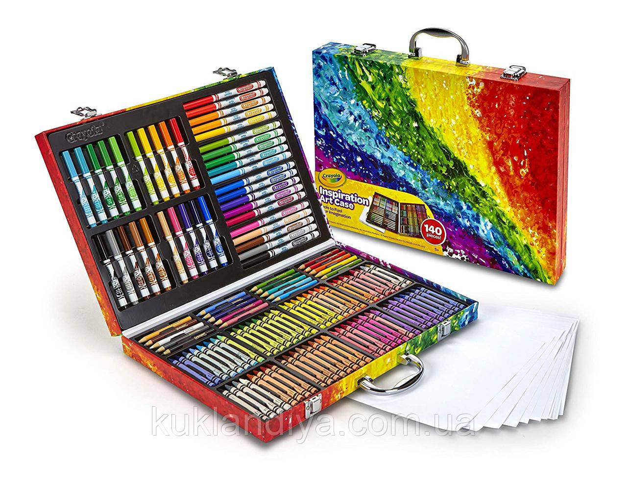 Crayola Inspiration Art Case Набір для малювання Крайола Crayola 140 предметів