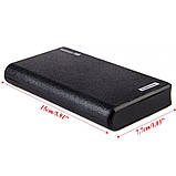 Корпус Powerbank 2 USB 6x18650 / Корпус Повербанка с фонариком Черный без батарей, фото 6