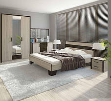 Шафа Скарлет 3Д 2120х1360х580мм дуб сонома + венге магія Сокме, фото 3