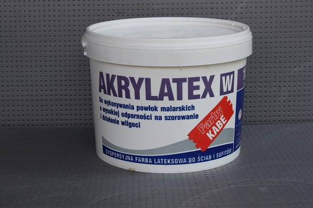 Латексна дисперсна фарба для стін і стель AKRYLATEX W (10 л)