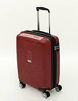 Французский ударостойкий чемодан Малый из полипропилена на 4-ых колесах "AIRTEX NEW " 241 S RED