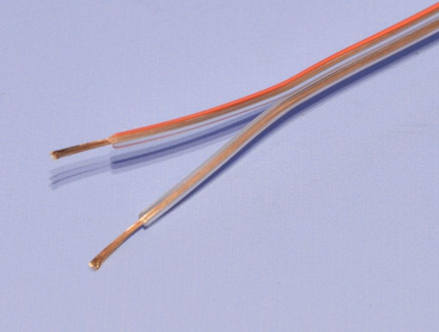 Кабель акуст. CCA прозорий 2х0,35мм кв. Cabletech KAB0353, фото 1