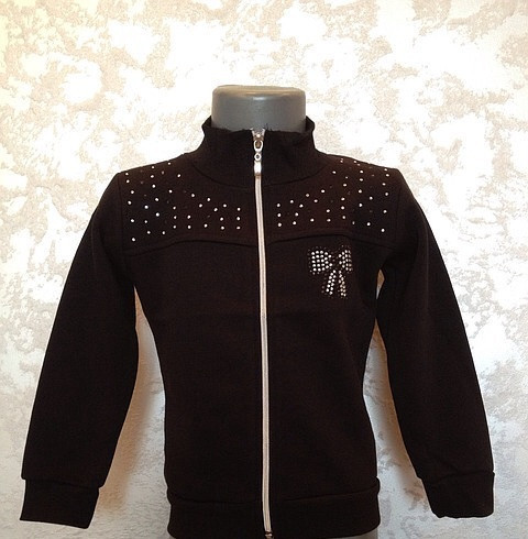 Тепла кофта на байці для дівчаток зріст 92,98 Туреччина, фото 1