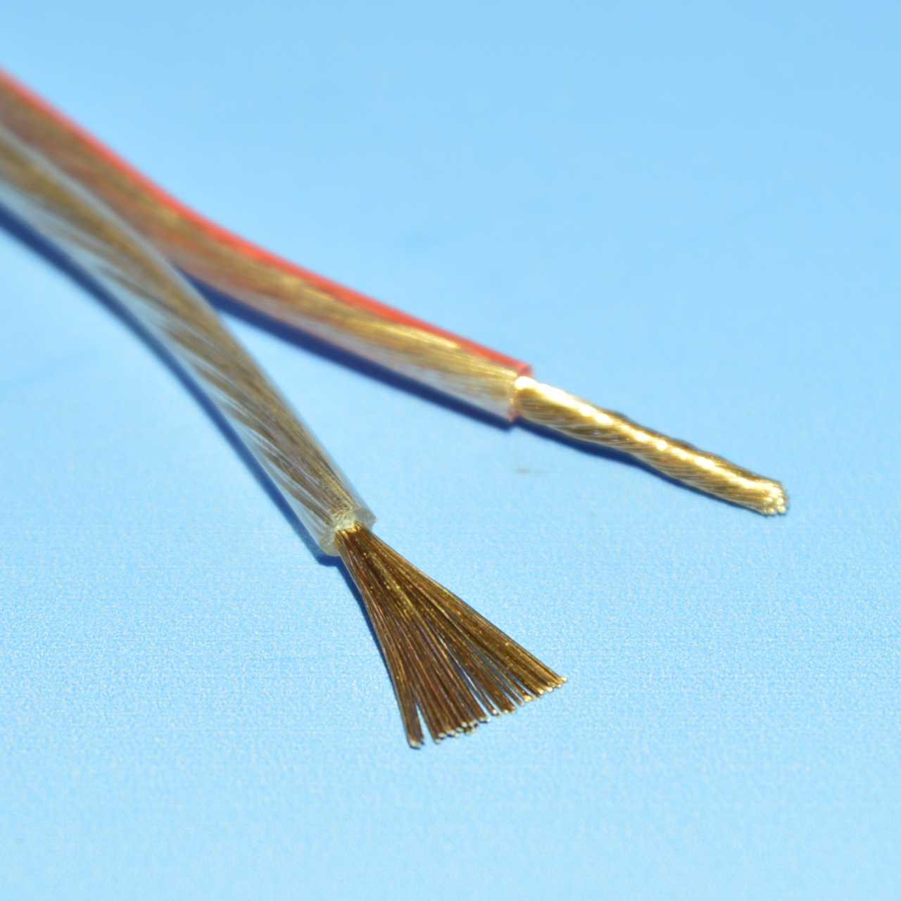 Кабель акуст. CCA прозорий 2х1,00мм кв. Cabletech KAB0357, фото 1