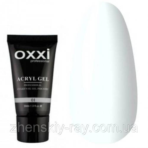 АКРИЛ-ГЕЛЬ OXXI PROFESSIONAL No01 (прозорий),30 МЛ 