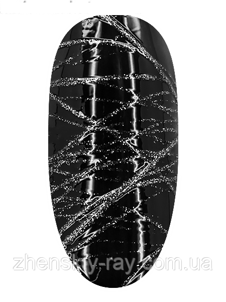 Гель-павутинка D.I.S NAILS срібло