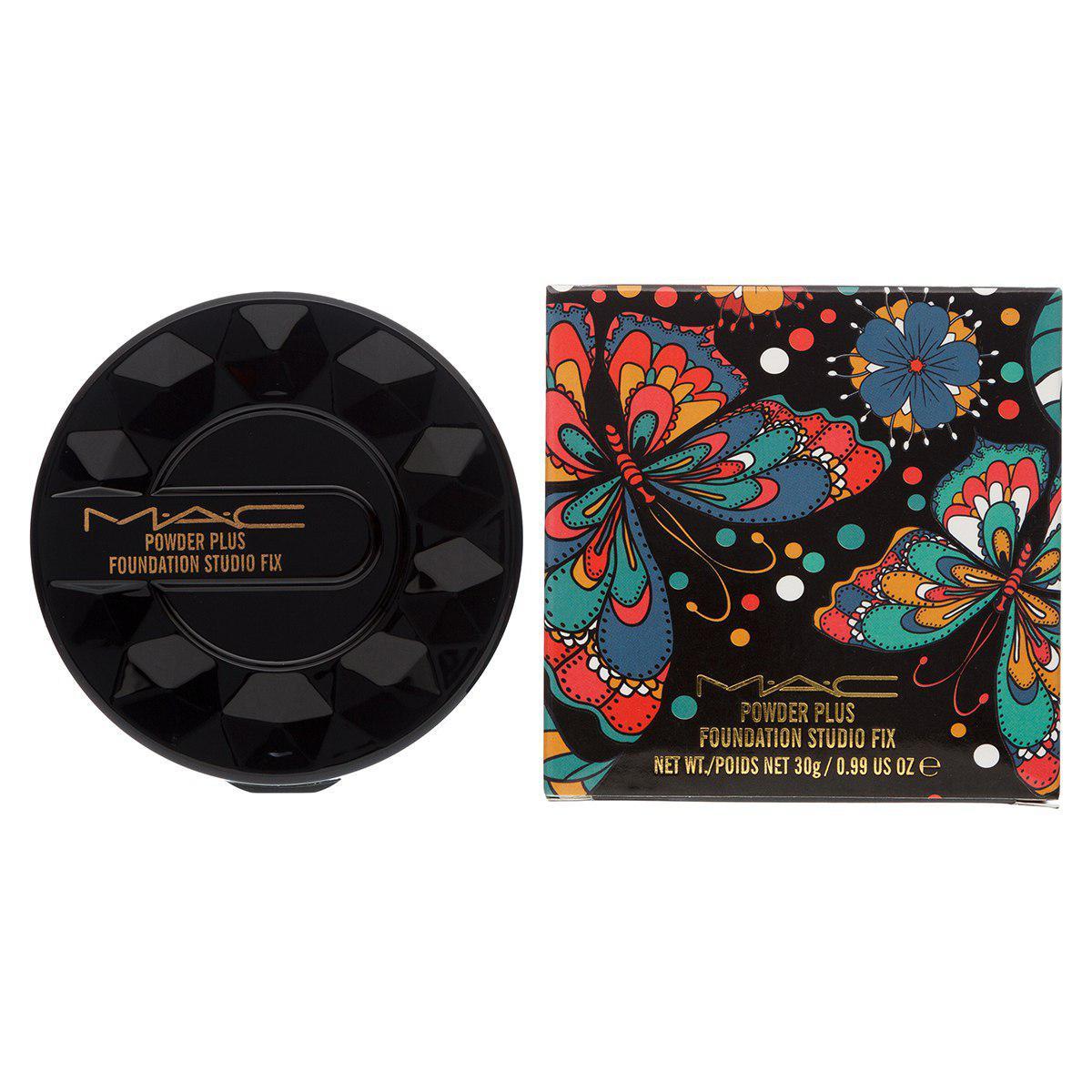 Пудра Mac Powder Plus Foundation Studio Fix (коробка метелики) (палітрою 4шт. - №15,20,25,30) | S33