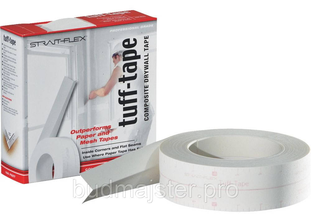 Стрічка для кутів і швів TUFF TAPE - STRAITFLEX, 30м