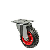 Бандажное колесо для тачки 200 мм в поворотном кронштейне